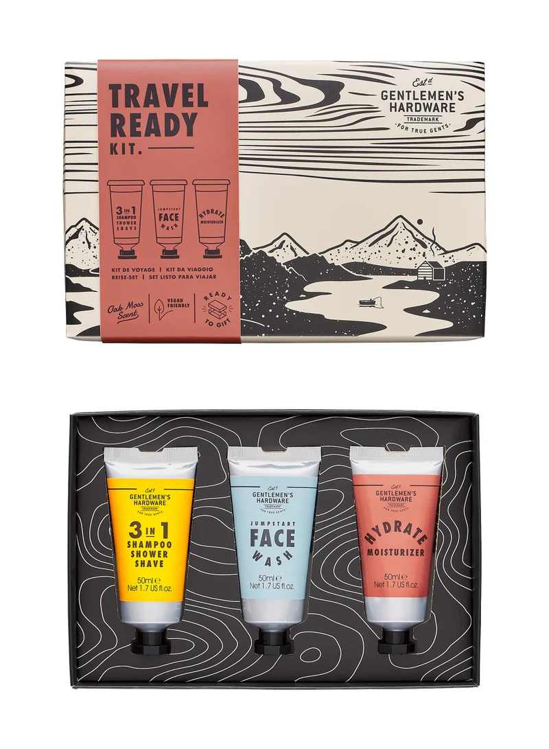 GENTLEMEN'S HARDWARE Travel Ready Kit Multicolour