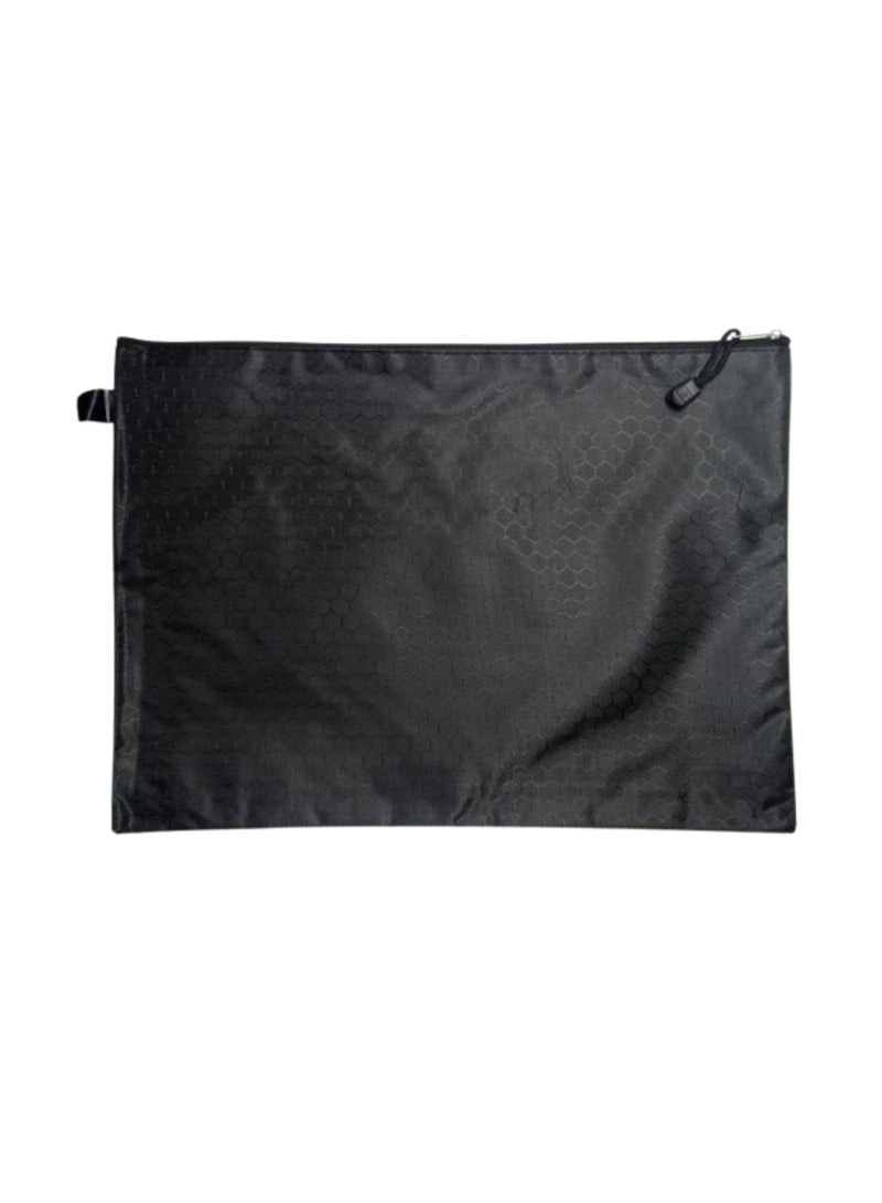 A4 Zipper Bag Waterproof Zipper Pouch, Mesh Zipper Pouch Bags, Zipper File Bags for Office Supplie Travel Storage 2-Pieces - Image 2
