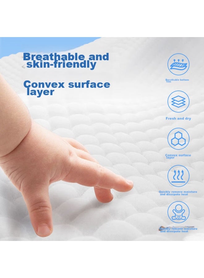 Cojin Yinyin Bole C Diapers For Infants, Breathable And Soft, Dry And Comfortable, Size M, 124 Pieces - Image 1