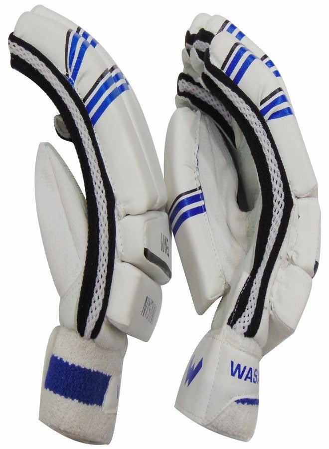 Wasan Envy Cricket Batting Gloves for Kids (Left Hand) Sz. Boy | White | Comfortable & Durable Protective Gloves for Boys & Girls (Age 8-12 Years) - Image 3