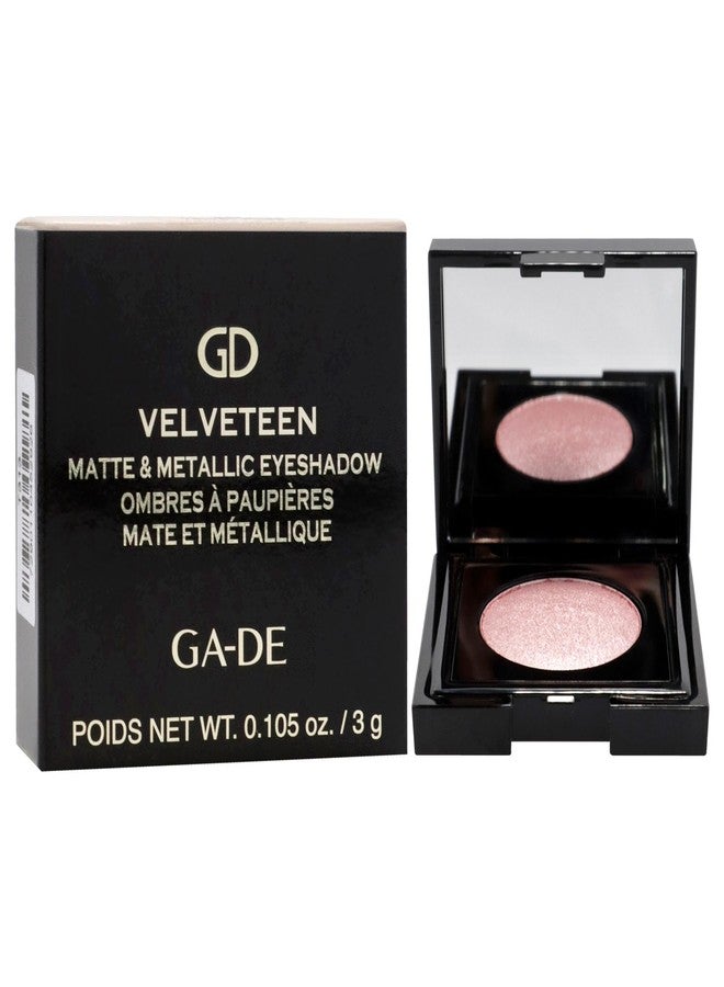 جي أيه-دي إي ظلال عيون GA-DE Velveteen Metallic أحادية اللون، 223 - غنية باللؤلؤ، مكياج عيون لامع - ناعمة كالحرير، ذات صبغة كثيفة، سهلة الدمج - 0.105 أونصة - Image 3