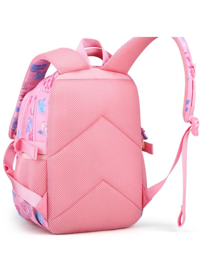 Edison Elementary School Backpack For Grades 1-3, Cartoon Lightweight Reduced-load Water-resistant Children's Travel Backpack 22992-6 Pink - Image 4