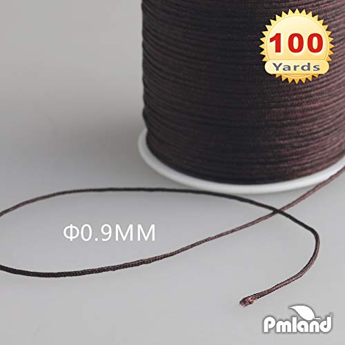 PMLAND 1 X Roll of 100 Yards Lift Shade Cord 0.9 mm - Chocolate Dark Brown - Image 3
