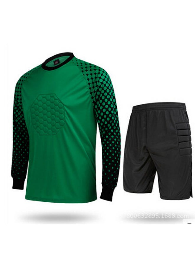 Grass Green Top Shorts Football Jersey - Image 1