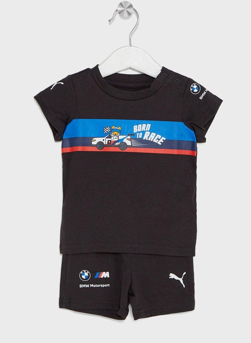 PUMA Infants Essential Bmw Mms Short Sleeve Set - Image 1
