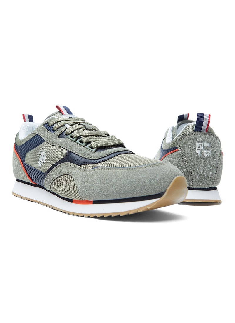 U.S. Polo Assn. - Men's Khaki Low-Top Sneakers - Lightweight Timeless Lace-Up Style - Image 1