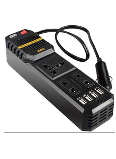 200W Mini Car Vehicle Inverter DC 12V to AC 220V USB Output High-power Power Inverter Small Car Special Edition