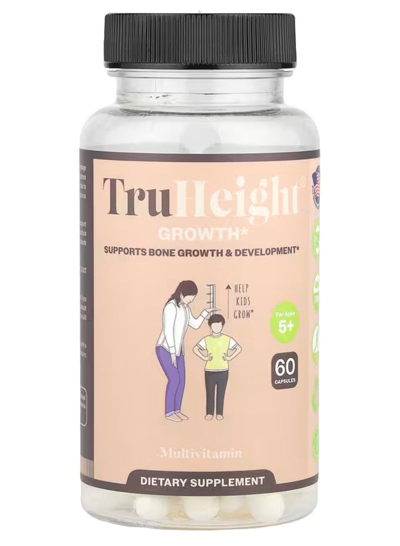 TruHeight  TruHyte, Growth, Multivitamin, Ages 5-24, 60 Capsules - Image 1
