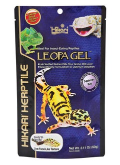 Hikari LeopaGel Food for Insect-Eating Reptiles, 2.11 oz (60g)