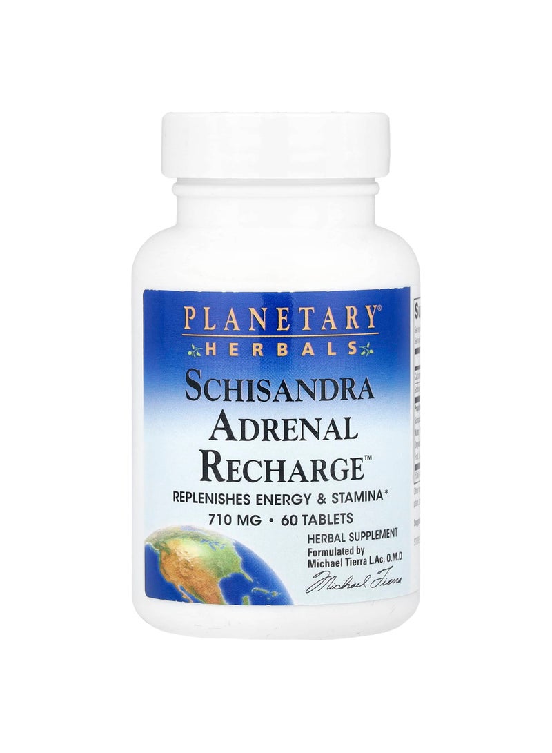 Schisandra Adrenal Recharge, 60 Tablets
