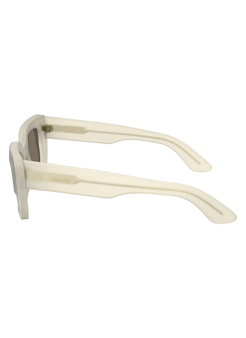 CALVIN KLEIN FULL RIM BIO ACETATE-M49 ACETATE CALVIN KLEIN SUN CK24512S 5120 (109) CHALK  - Image 4