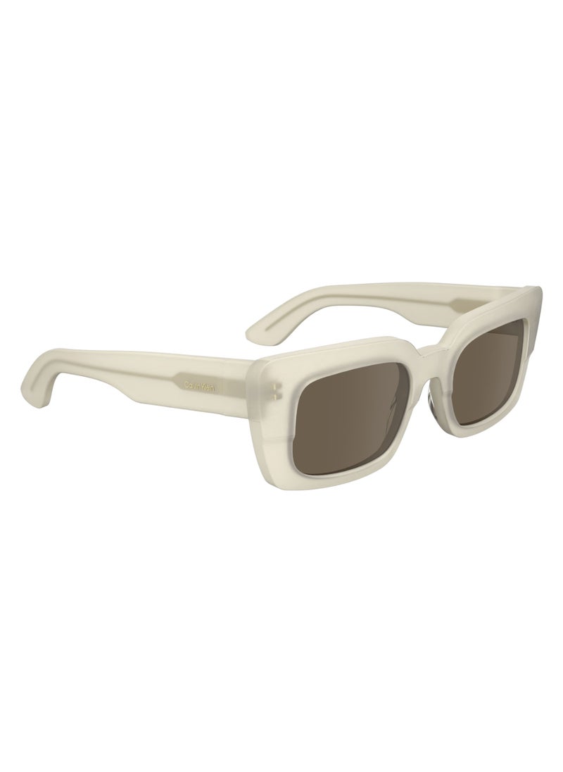 CALVIN KLEIN FULL RIM BIO ACETATE-M49 ACETATE CALVIN KLEIN SUN CK24512S 5120 (109) CHALK  - Image 3