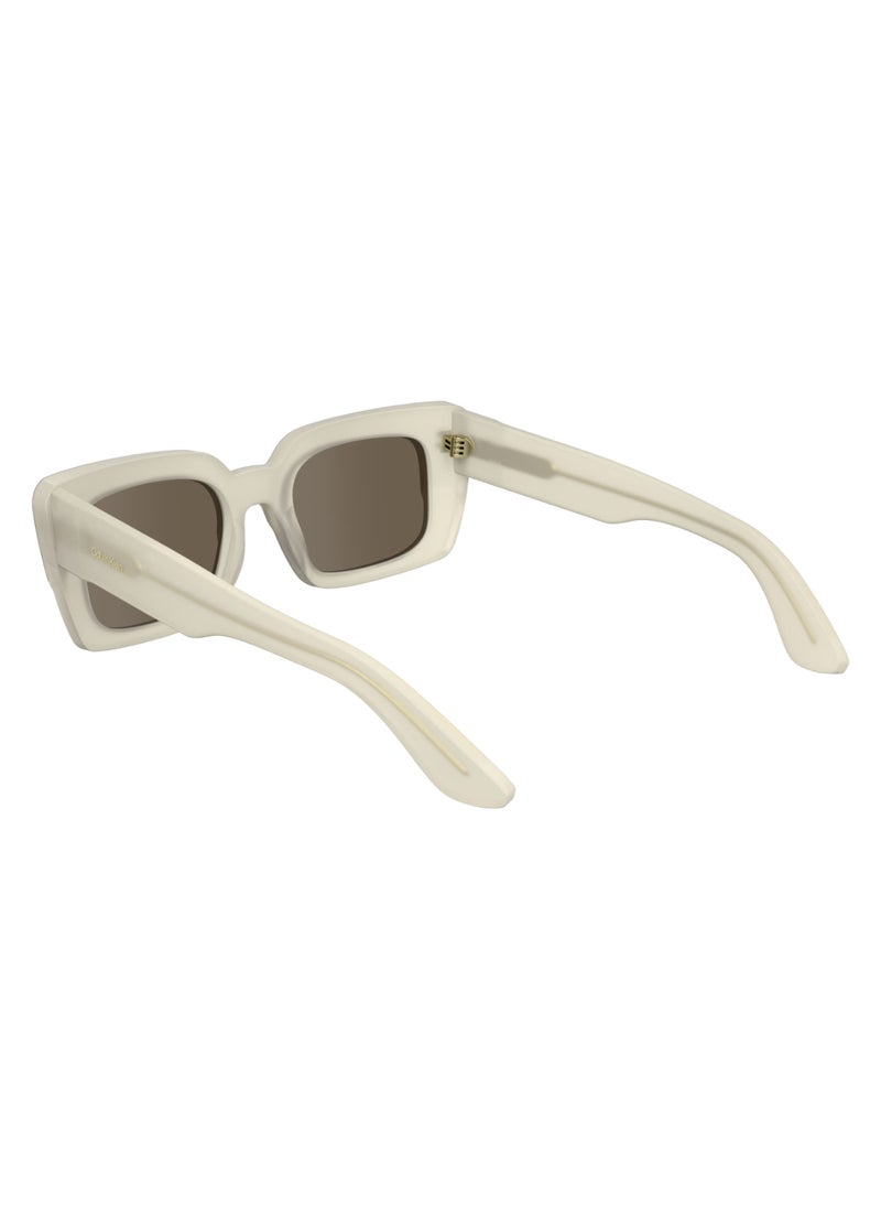 CALVIN KLEIN FULL RIM BIO ACETATE-M49 ACETATE CALVIN KLEIN SUN CK24512S 5120 (109) CHALK  - Image 5