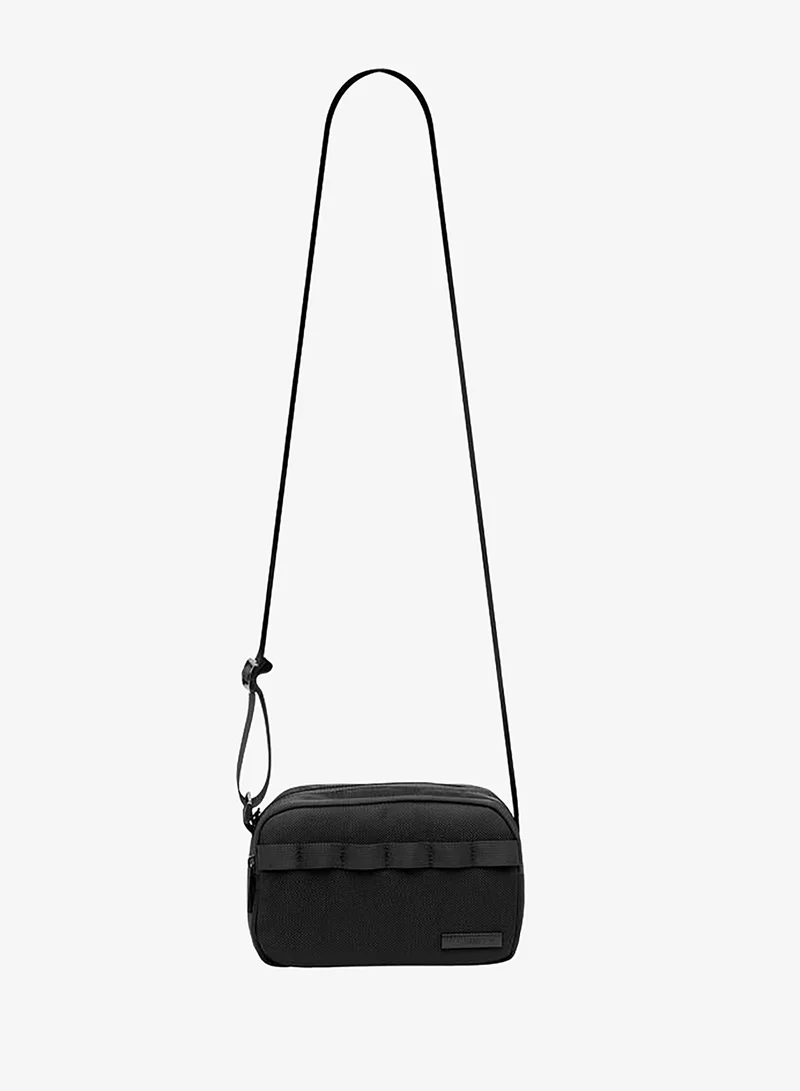 Lee Cooper BLACK Men Textured Crossbody Bag for Men | Best Price UAE