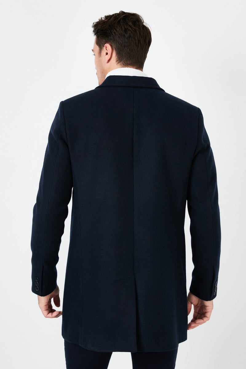 Buratti Slim Fit Cotton Buttoned Cashew Coat Men's Coat 5840098  - Image 5