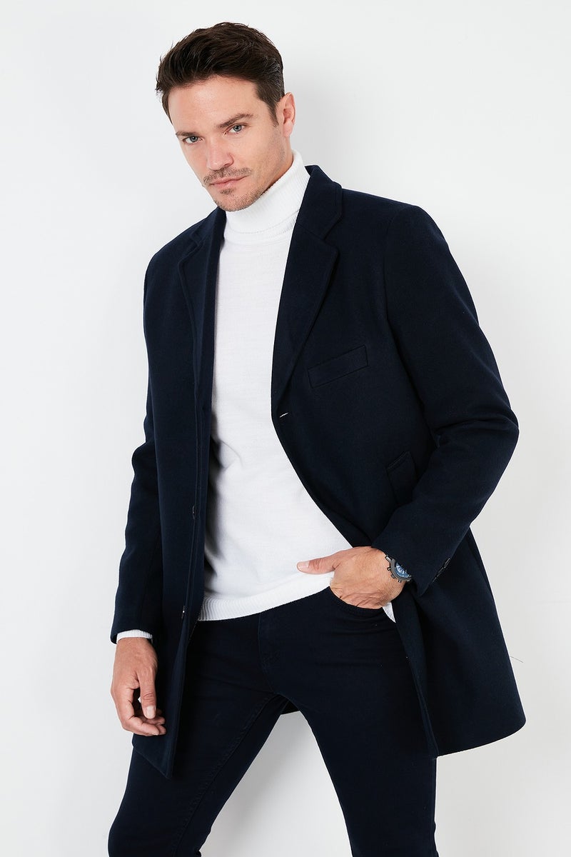 Buratti Slim Fit Cotton Buttoned Cashew Coat Men's Coat 5840098  - Image 3