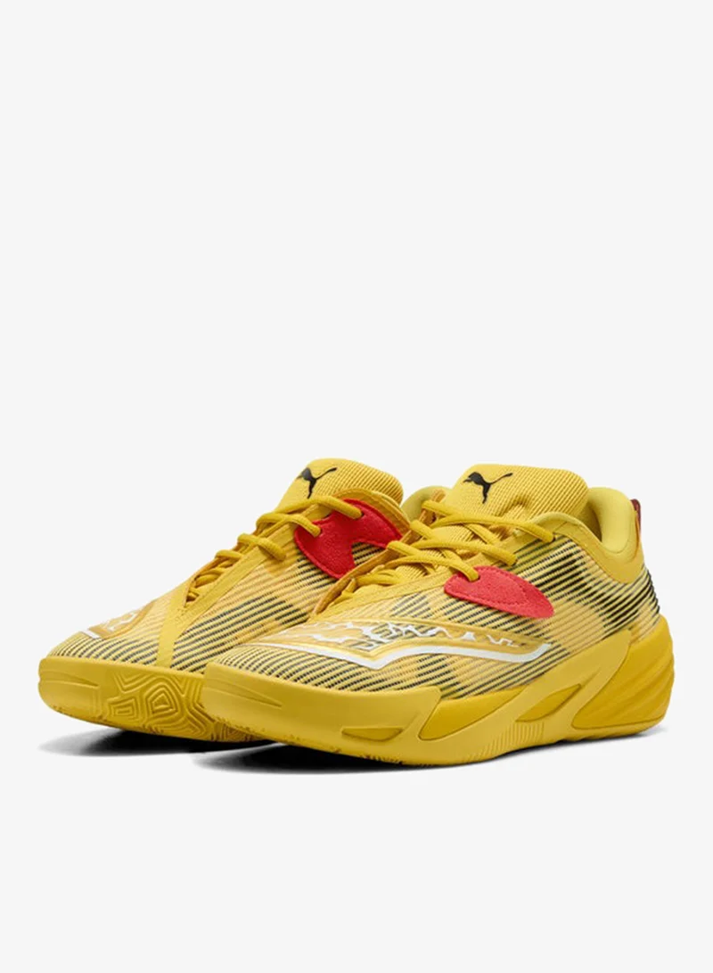 Puma Sun Ray Yellow-Red Glamour x POKÉMON All-Pro NITRO™ 2 Pikachu Basketball Shoes Unisex for Men | Best Price UAE
