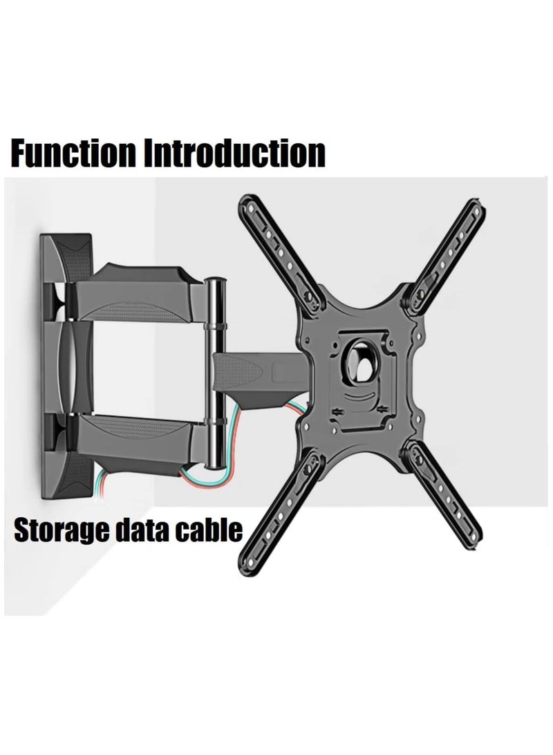TV Wall Mount Bracket with Full Motion Swing out Tilt for Most 32-55 inches LED LCD OLED Plasma Flat Screen Monitor Up to 30kg - Image 4