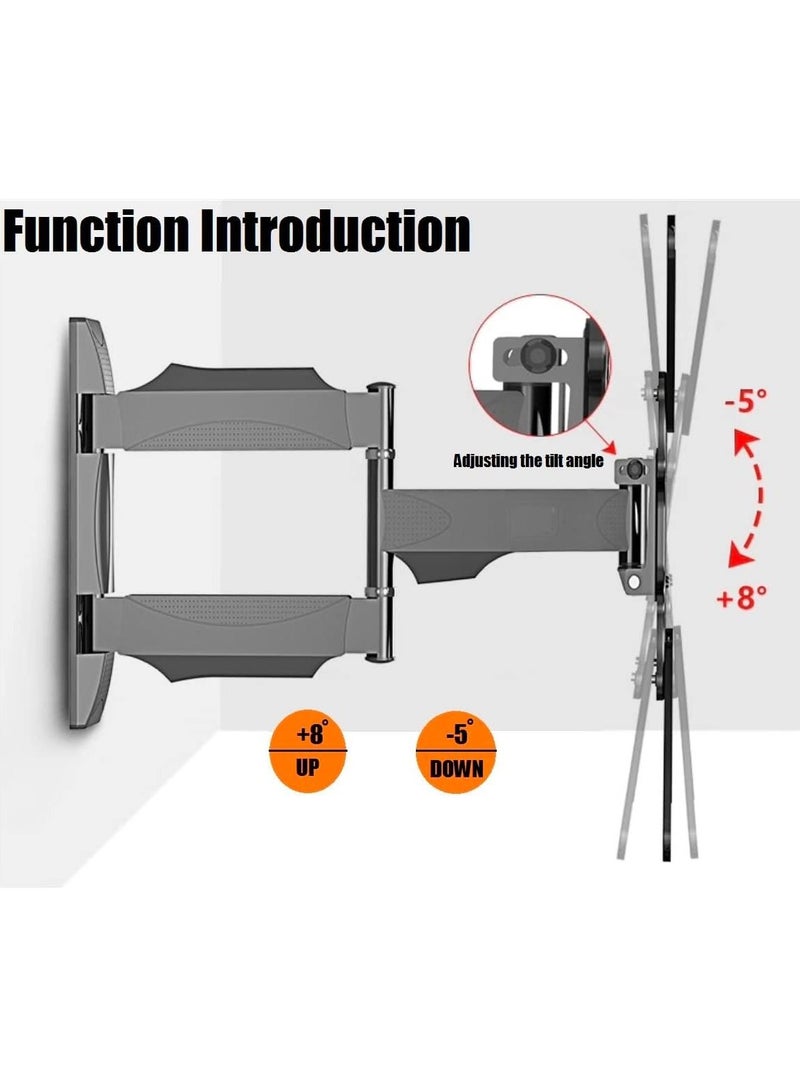 TV Wall Mount Bracket with Full Motion Swing out Tilt for Most 32-55 inches LED LCD OLED Plasma Flat Screen Monitor Up to 30kg - Image 5