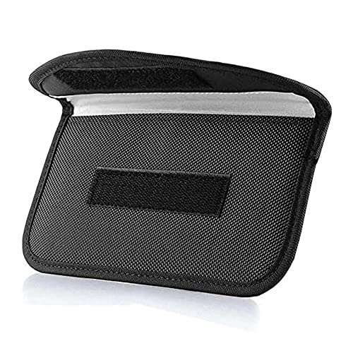 ONEVER Signal Blocking Bag, GPS RFID Faraday Bags for Phones Faraday Bag Pouch Shield Cage Wallet Phone Case for Cell Phone Privacy Protection Car Key FOB, Anti-Tracking Anti-Spying (1 Pack) - Image 1