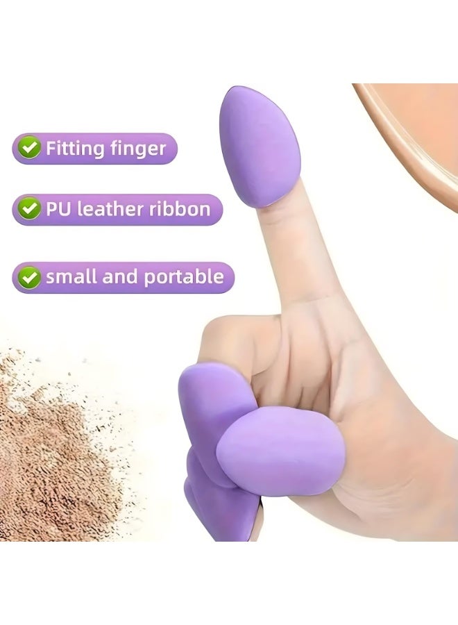 JUMEI 35 PCS Makeup Sponge Set – Multi-Shape Beauty Blenders & Powder Puffs for Smooth Makeup Application - Image 3