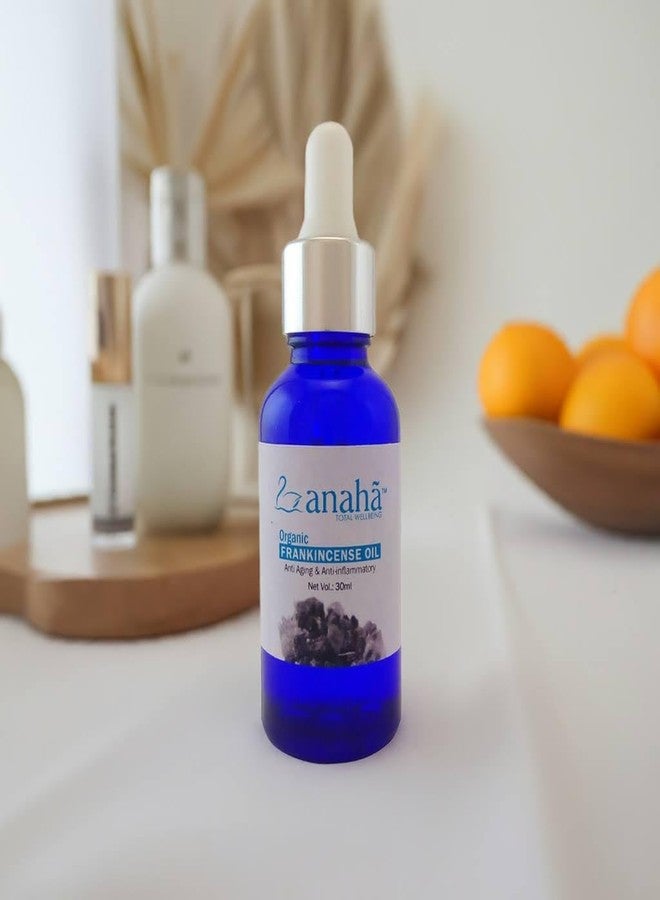 Anaha Frankincense Essential Oil (30 ml) | Indian-Origin, Therapeutic Grade, Pure & Undiluted | Anti-Aging & Anti-Inflammatory | Use in Aromatherapy, Acne control, Scars, Pore Tightening, Joint Pain - Image 2