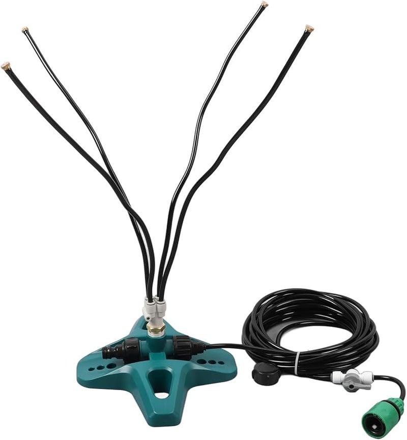 Outdoor Portable Misting Cooling System with 8 Meter Hose and Bendable Nozzles - Image 4