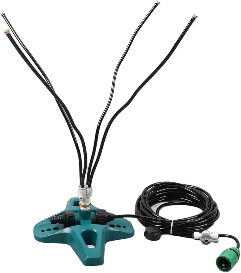 Outdoor Portable Misting Cooling System with 8 Meter Hose and Bendable Nozzles - Image 5