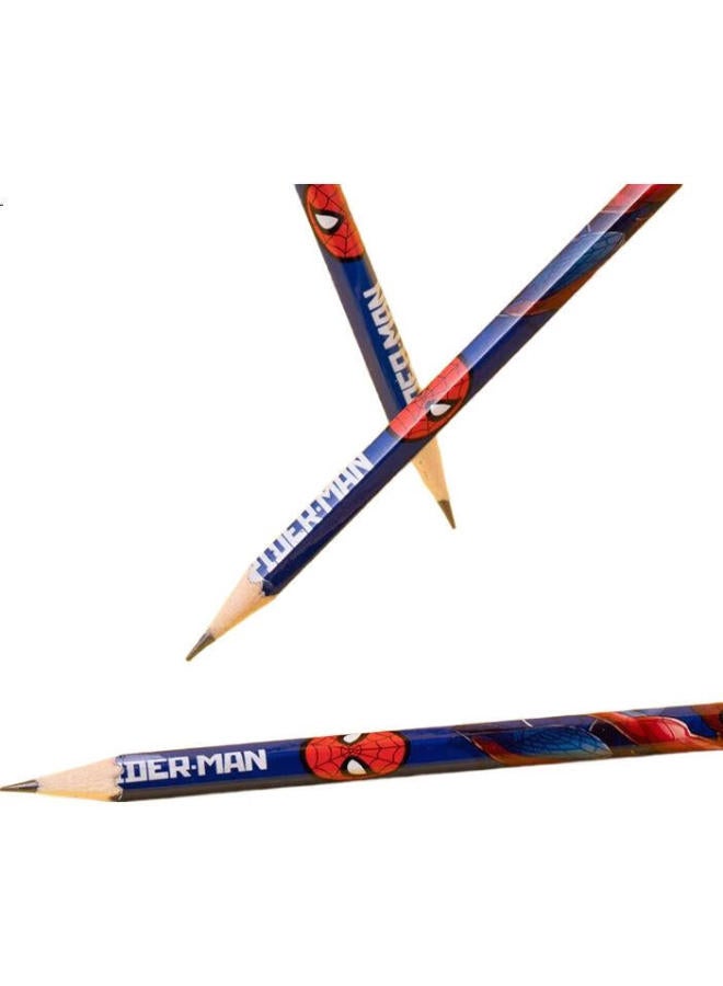 Disney 30 Hb Wooden Writing Pencils, Elementary School Student Writing Pencils, Children'S Cartoon Pencils For Boys, Learning Supplies, Marvel E0263A - Image 1