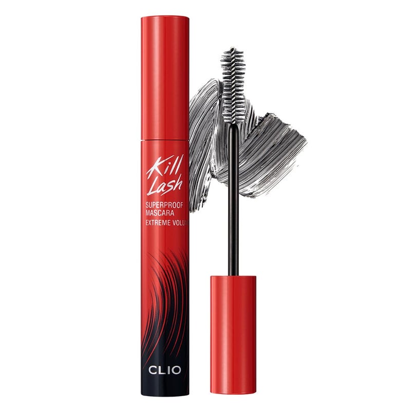 CLIO PROFESSIONAL CLIO Kill Lash Superproof Mascara, Washable Tubing Mascara Black, Voluminous Eyelash, Long-Lasting, Clump & Smudge-Free, Vegan Formula for Sensitive Eyes, Korean Makeup Beauty (004 Extreme Volume) - Image 1