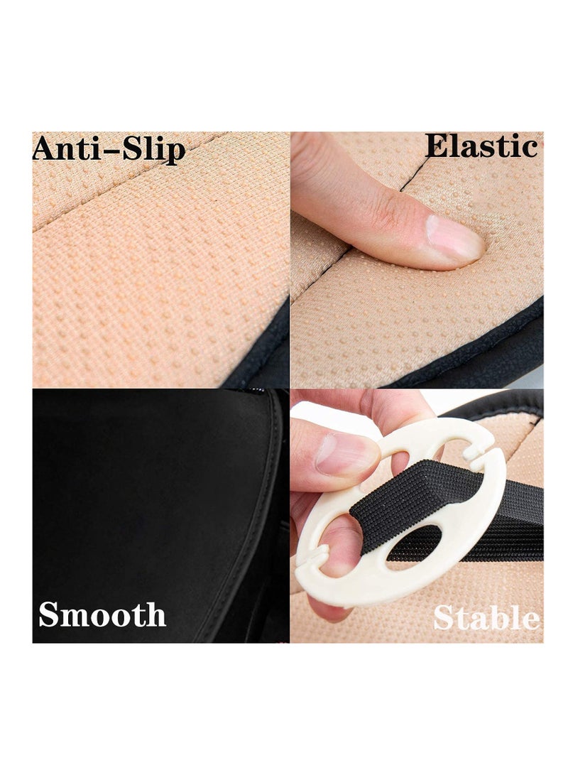 Zikra Bling Seat Covers for Women Girls Rhinestone Breathable Mesh Front Seat Covers Seat Protector Black Seat Covers with Shining Crystals -1Piece for 1 Front Seat, Universal Fit 95% Cars(White) - Image 5