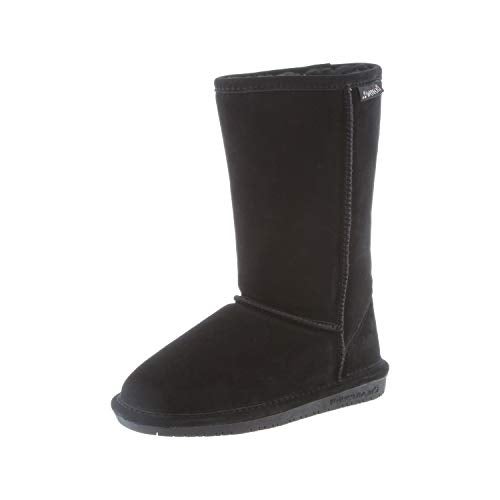 BEARPAW Emma Tall Youth Boot,Black,2 M US Little Kid - Image 1