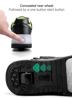 Sharpdo Roller Shoes USB Charge Girls Boys Sneakers with Wheels LED Roller Skates Shoes  - Image 5