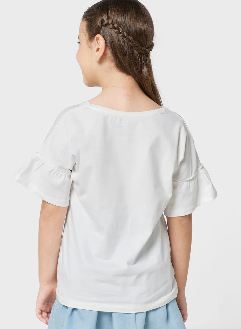 Ripples Girls T-Shirts