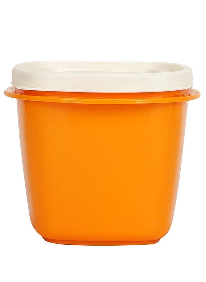 Cutting EDGE Snap-Tight Containers for Food, Kitchen, Freezer Storage, nestable, Stackable, Airtight, BPA Free, Microwave, Dishwasher Safe (Set of 2, 600ml, Orange) - Image 5