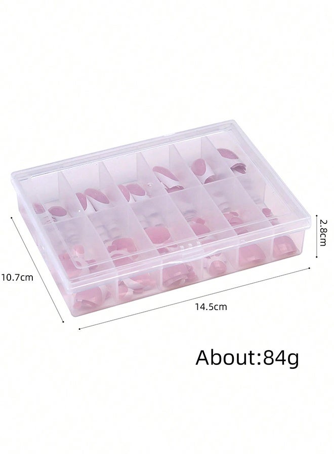 288 قطعة ملصقات أظافر من سلسلة الباليه الفرنسية، مناسبة لجميع النساء والفتيات ، بتصميم فرنسي ولمعان خالص ، مناسبة للتثبيت اليومي - Image 5