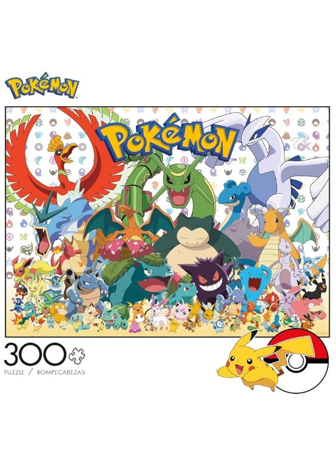 Buffalo Games ألعاب بوفالو - بوكيمون - المفضلات لدى المعجبين - 300 قطعة كبيرة من الألغاز متعددة الألوان، 21.25"L X 15"W - Image 5