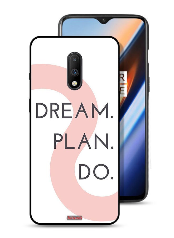 Tolwak OnePlus 7 Protective Case Cover Dream Plan Do - Image 1