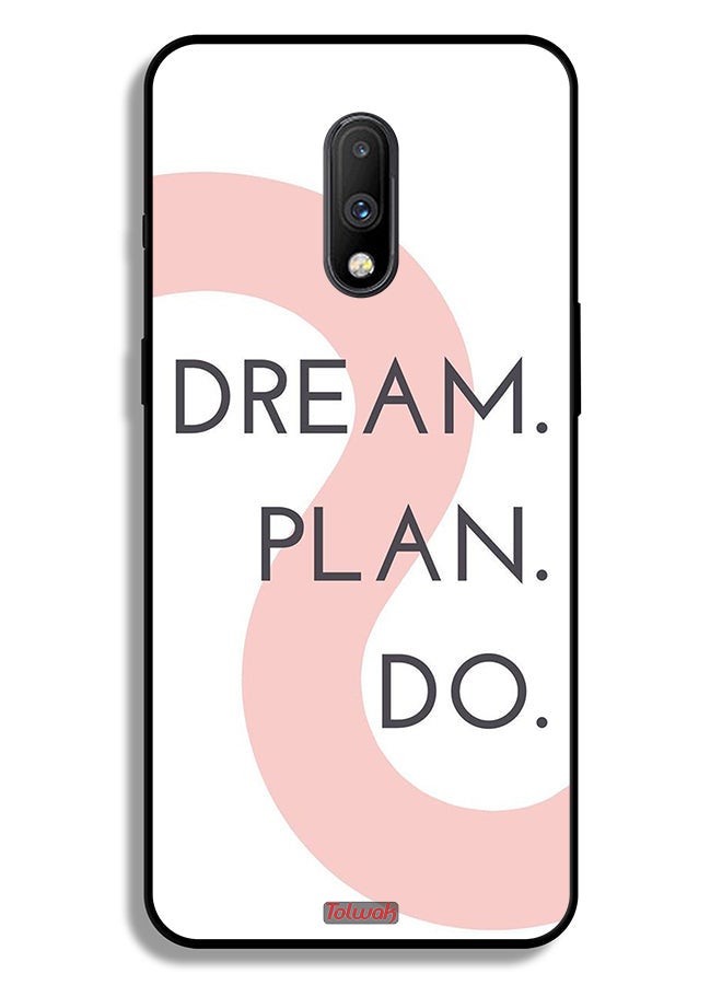 Tolwak OnePlus 7 Protective Case Cover Dream Plan Do - Image 2