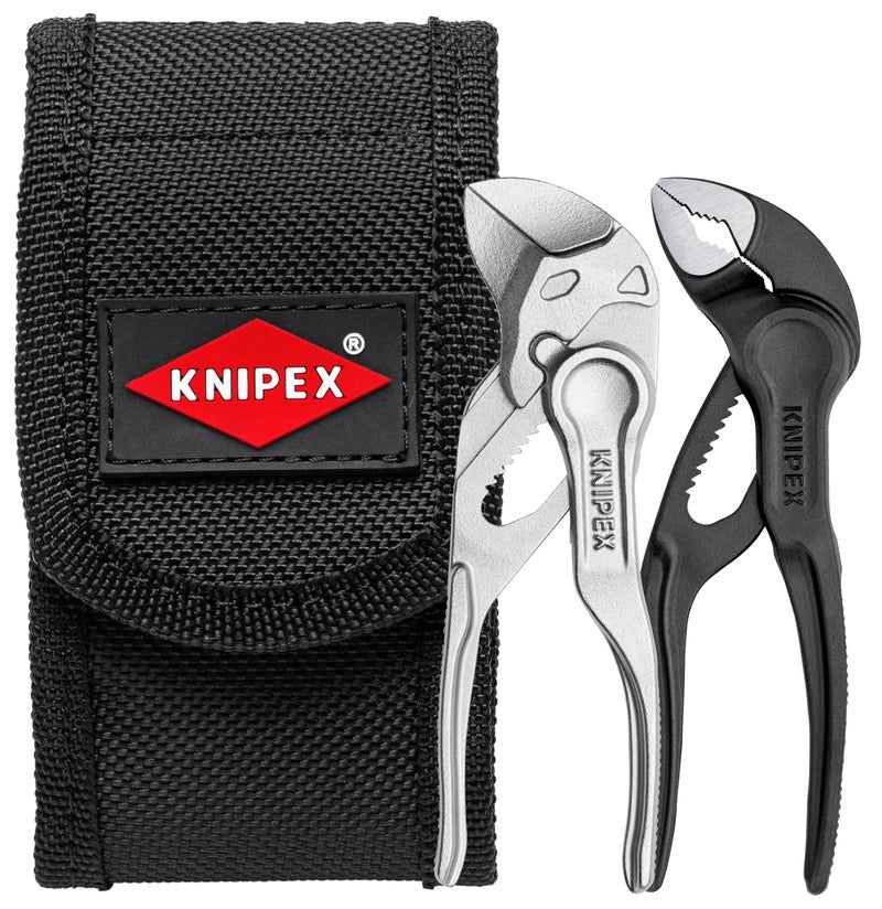 KNIPEX Tools 00 20 72 V04 XS 2 Pc Mini Pliers Set XS in Belt Pouch - Image 1