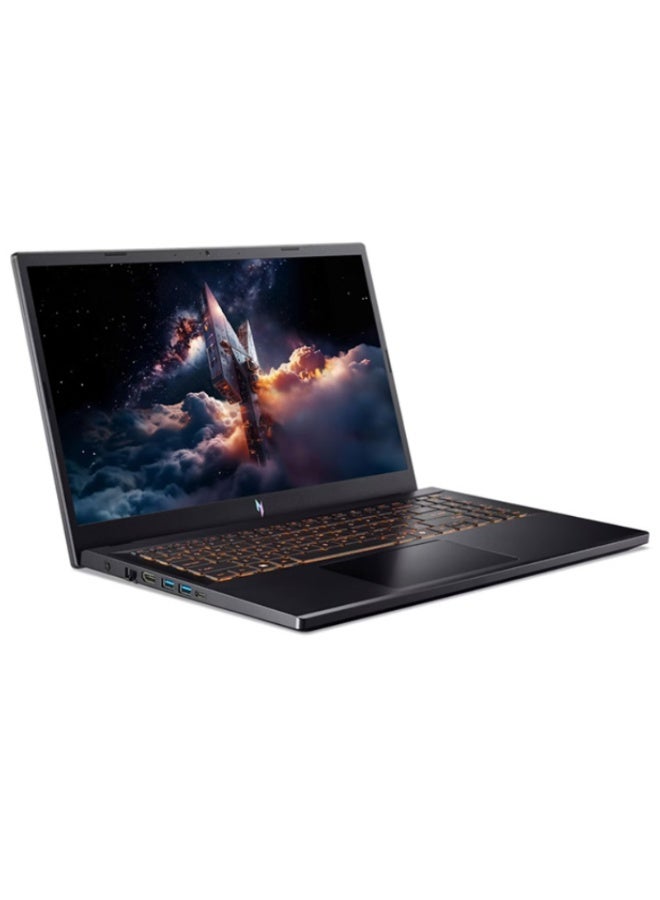أيسر Nitro V15 Gaming Laptop With 15.6-inch Full HD (1920x1080) Display, Core 9-270H Processor/16GB RAM DDR5//512GB SSD/DOS(Without Windows)/Nvidia Geforce RTX 5060 8GB/ English/Arabic black - Image 1