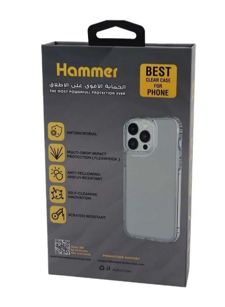 Hammer The clear Hammer Package for the iPhone 14 Pro provides complete protection in 14 in 1 and aesthetics for the iPhone 14 Pro with maximum safety and elegance. - Image 4