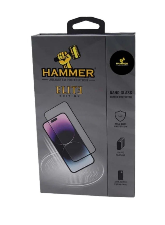 Hammer The clear Hammer Package for the iPhone 14 Pro provides complete protection in 14 in 1 and aesthetics for the iPhone 14 Pro with maximum safety and elegance. - Image 3