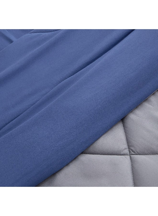 Derby 2-Piece Reversible Microfiber Single Comforter Set 220 x 135 cm