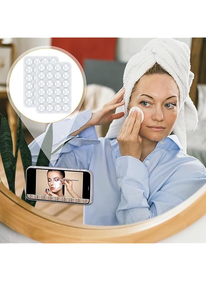 Green Tiger 12 Pcs Silicone Suction Phone Case Adhesive Mount || (iPhone and Android Cellphone case Compatible, Hands-Free Mobile Accessory Holder for Selfies and Videos) Fidget Toy (White) - Image 4