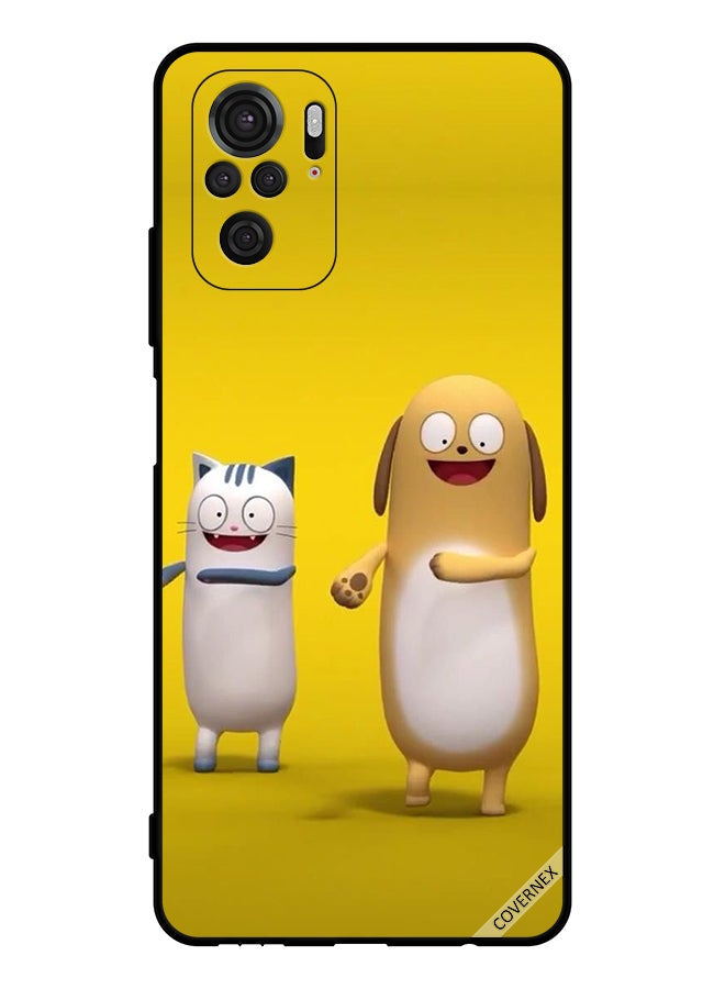Covernex Protective Case Cover For Xiaomi Redmi Note 10 4g Cat Dog Story - Image 1