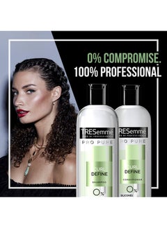 Tresemme Pro Pure Shampoo Sulfate Free For Curly Hair Curl Define Hair Shampoo With 0% Sulfates Parabens Mineral Oils And Dyes. 16 Oz  - Image 5