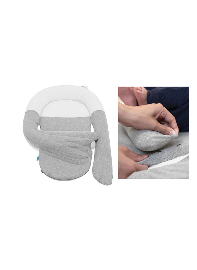 babymoov Cloudnest Organic Soothing Lounger Baby Nest For Sleeping, Ultra Soft Breathable, Newborn Mattress For Crib And Bassinet, Baby Bionic Bed For Bedroom, Gift For Newborn, 1Pc  - Image 3