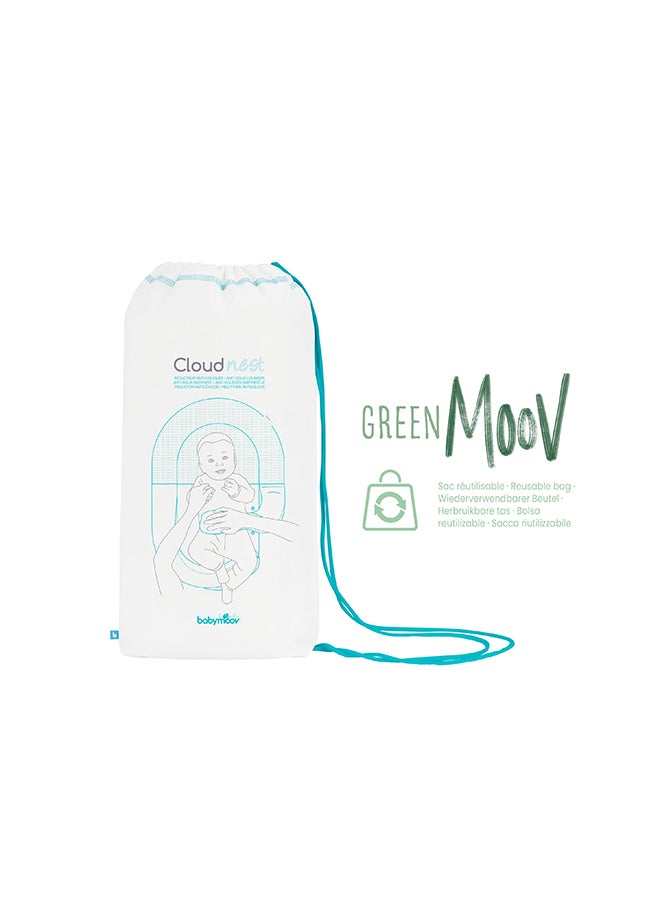 babymoov Cloudnest Organic Soothing Lounger Baby Nest For Sleeping, Ultra Soft Breathable, Newborn Mattress For Crib And Bassinet, Baby Bionic Bed For Bedroom, Gift For Newborn, 1Pc  - Image 5