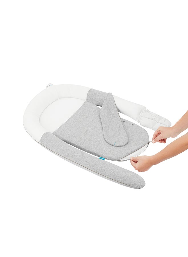 babymoov Cloudnest Organic Soothing Lounger Baby Nest For Sleeping, Ultra Soft Breathable, Newborn Mattress For Crib And Bassinet, Baby Bionic Bed For Bedroom, Gift For Newborn, 1Pc  - Image 4